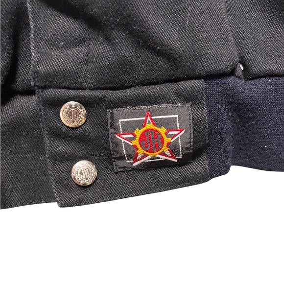 Vintage 1988 JEFF HAMILTON NASCAR Jacket Mens Size XL Black Dale Earnhardt #3 - Picture 2 of 12